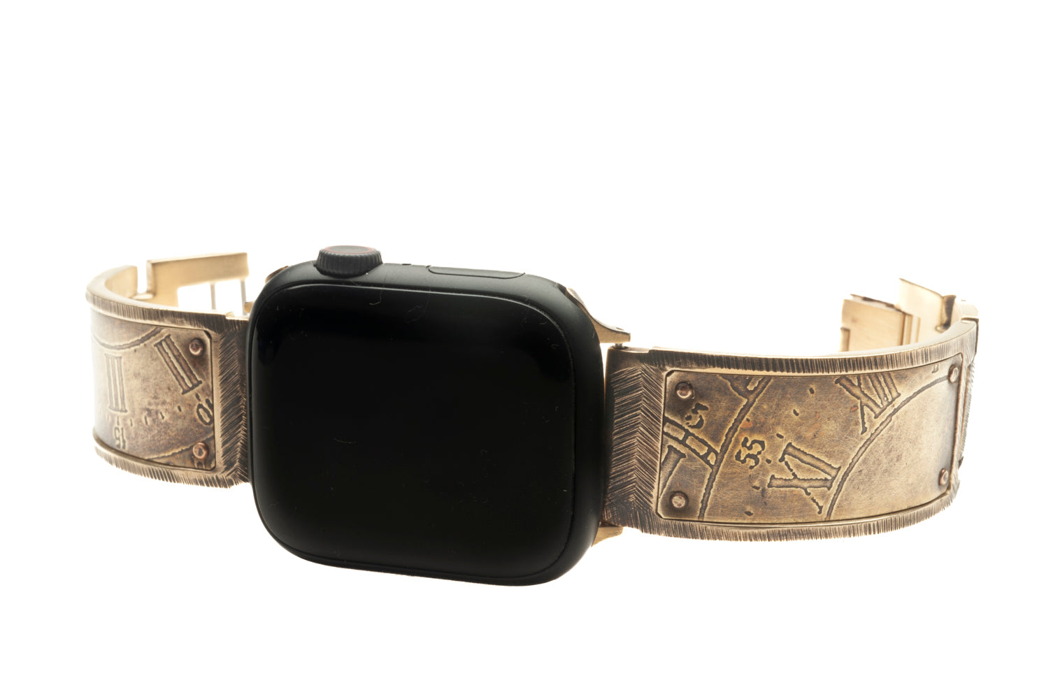 Tristan Apple Watch Band in Brass - Wide